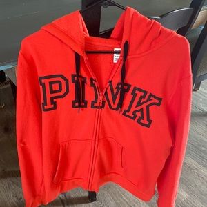 PINK zip up Hoodie